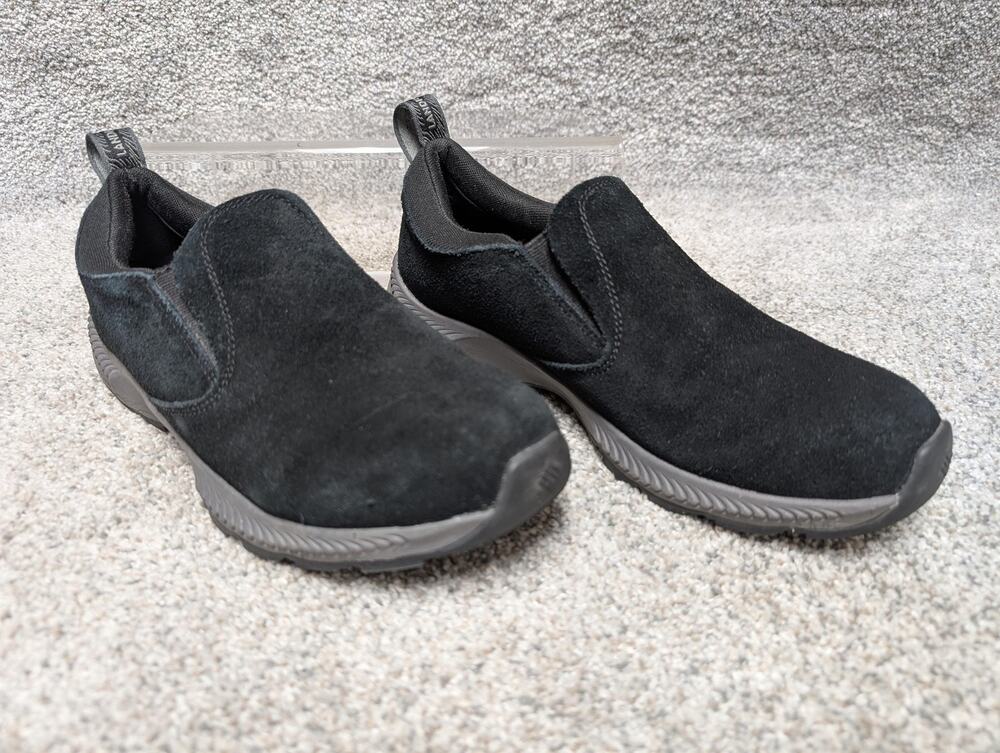 Columbia Shoes Mens Size 8.5 Black Suede Slip On Casual Comfort BM0412-010